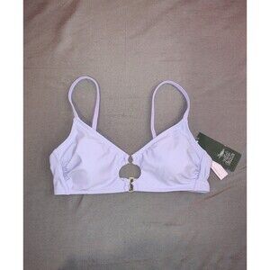 Women's Wild Fable Ring Front Bralette Bikini Top Purple XS